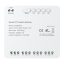 ZigBee 4 csatornás kapcsolómodul feszültségmentes DC 32V-os érintkezővel Avatto ZWSMMD-4-250V