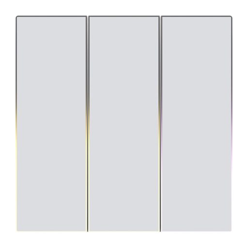 Érintéses ZigBee fénykapcsoló Avatto TS60-EU-W3 Triple TUYA (fehér).