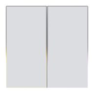   ZigBee Avatto TS60-EU-W2 Touch Light Switch Dual TUYA (fehér).