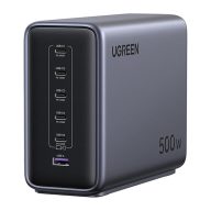 Ugreen Nexode X759 töltő, 500W, 6 GaN port (szürke)