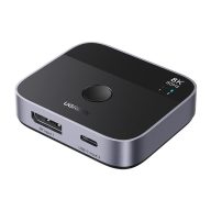   DisplayPort-USB-C adapter Ugreen AW701, 2 az 1-ben kimeneti kapcsoló