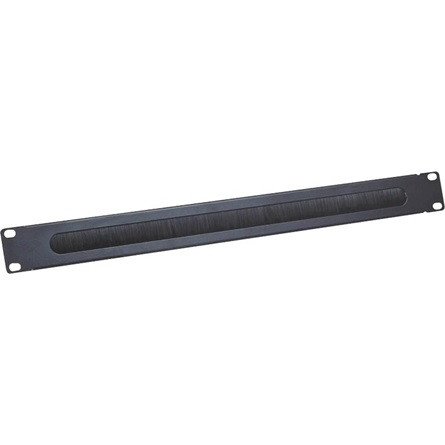 Logilink 19" Cable Entry Panel w/ brush 1U, black