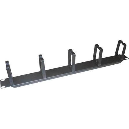 Logilink 19" Cable Organizer 1U w. plastic brackets, black