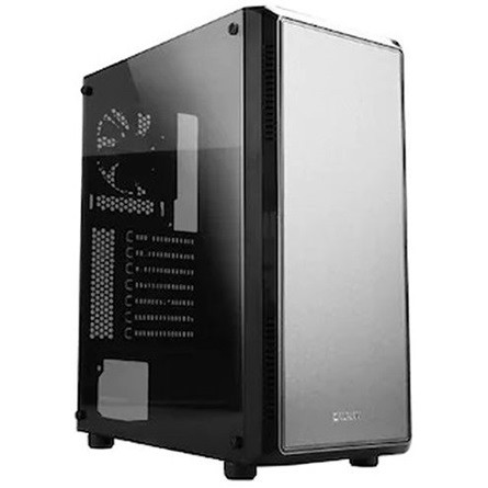 Zalman S4 táp nélküli ablakos ATX számítógépház fekete-szürke