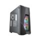 Cooler Master MasterBox K500 ARBG táp nélküli ablakos Mid Tower számítógépház fekete