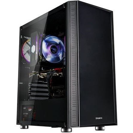 Zalman R2 BLACK táp nélküli Mid Tower számítógépház fekete