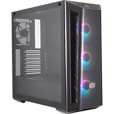 Cooler Master MasterBox MB520 ARBG táp nélküli ablakos Mid Tower számítógépház fekete