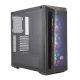 Cooler Master MasterBox MB511 ARGB táp nélküli ablakos Mid Tower számítógépház fekete