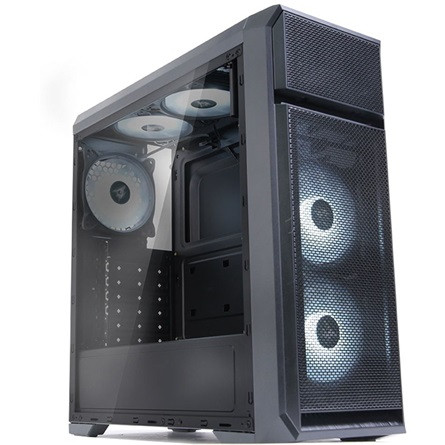 Zalman N5 OF táp nélküli ablakos Mid Tower számítógépház fekete