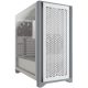 Corsair 4000D AIRFLOW táp nélküli ablakos Mid Tower számítógépház fehér