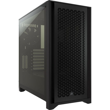 Corsair 4000D AIRFLOW táp nélküli ablakos Mid Tower számítógépház fekete