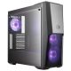 Cooler Master MasterBox 500 táp nélküli ablakos Mid Tower számítógépház fekete