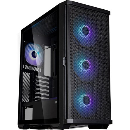 Zalman Z10 PLUS táp nélküli ablakos Mid Tower számítógépház fekete