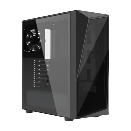 Cooler Master CMP 520L táp nélküli ablakos Mid Tower számítógépház fekete