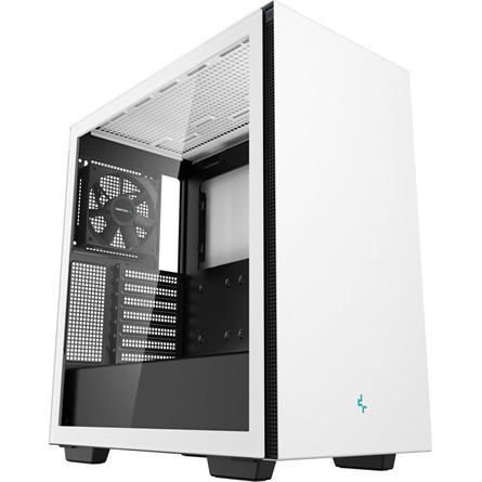 DeepCool CH510 WH táp nélküli ablakos Mid Tower számítógépház fehér