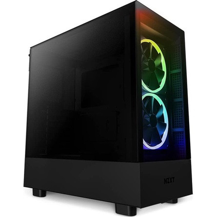 NZXT H5 Elite Fekete (Táp nélküli) ablakos MATX ház