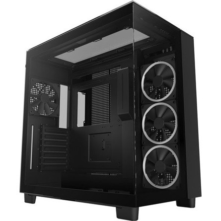 NZXT H9 Elite Fekete (Táp nélküli) ablakos ATX ház