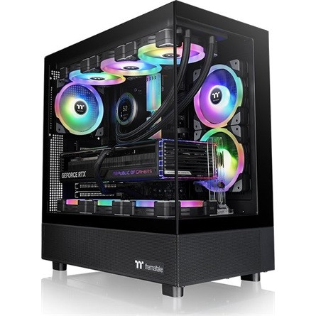 Thermaltake View 270 TG ARGB táp nélküli ablakos Mid Tower számítógépház fekete