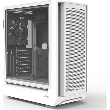 Zalman i6 táp nélküli ablakos Mid Tower számítógépház fehér