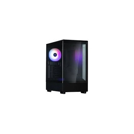 Zalman P10 BLACK táp nélküli ablakos MT Mini Tower számítógépház fekete