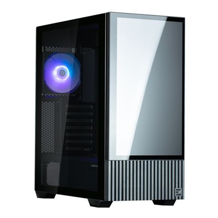 Zalman Z10 DS BLACK táp nélküli ablakos Mid Tower számítógépház fekete