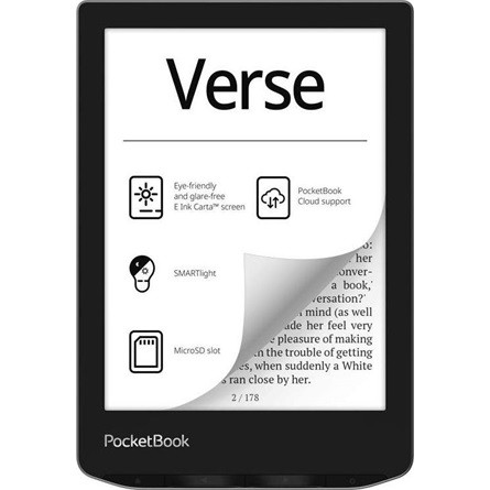 PocketBook Verse 6" E-Ink Carta e-book olvasó szürke (Linux 3.10.65; Mist Grey)