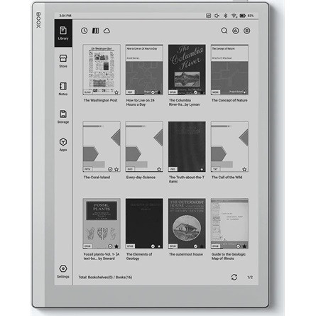 Onyx BOOX Go 10.3" E-Ink Carta 1200 e-book olvasó fehér (Android 12) + pen