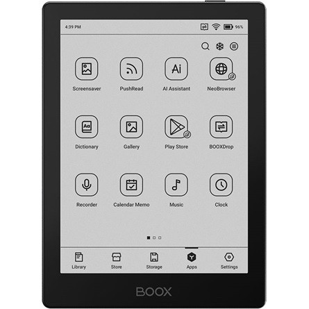 Onyx BOOX Go 6 6" E-Ink Carta 1300 e-book olvasó fekete (Android 11)