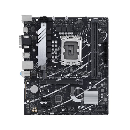 Asus PRIME B760M-K D4 desktop alaplap microATX