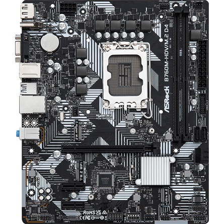 Asrock B760M-HDV/M.2 D4 desktop alaplap microATX