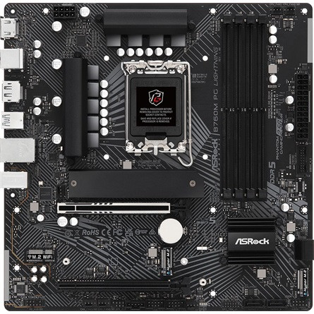 Asrock B760M Phantom Gaming Lightning desktop alaplap microATX