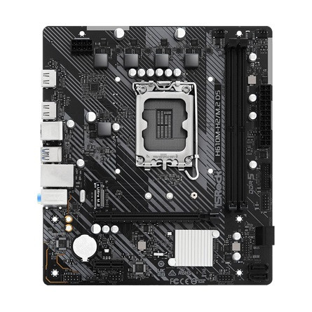 Asrock H610M-H2/M.2 D5 desktop alaplap microATX