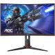 AOC C32G2ZE/BK 31.5" ívelt VA LED gaming monitor fekete 240Hz FreeSync Premium