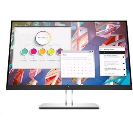 HP EliteDisplay E24 G4 23.8" IPS LED monitor fekete-ezüst