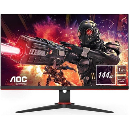 AOC Agon 24G2SPAE 23.8" IPS LED gaming monitor fekete-piros 165Hz FreeSync Premium