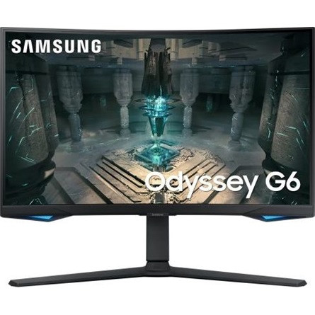 Samsung Odyssey G6 S27BG650EU 27" ívelt VA LED smart gaming monitor fekete 240Hz FreeSync Premium Pro