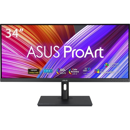 Asus ProArt Display PA348CGV 34" IPS LED monitor fekete 120Hz FreeSync Premium Pro (USB-C: 90W)