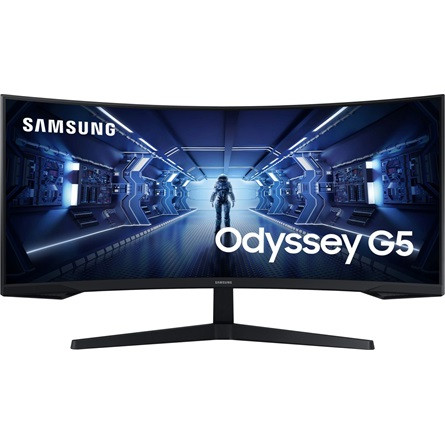 Samsung Odyssey G5 34" ívelt VA LED gaming monitor fekete 165Hz FreeSync Premium