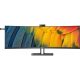 Philips 45B1U6900CH SuperWide 44.5" ívelt VA LED monitor fekete 75Hz (webcam: 5MP)