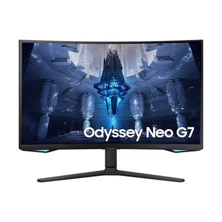 Samsung Odyssey Neo G7 G75NB 32" ívelt Quantum Dot VA MiniLED gaming monitor fekete 165Hz G-Sync / FreeSync Premium Pro