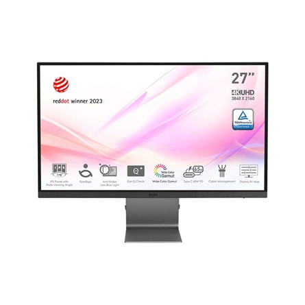 MSI Modern MD271UL 27" IPS LED monitor fekete-szürke 75Hz (USB-C: 65W)