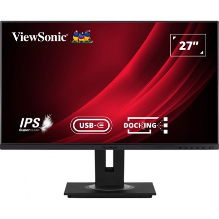 ViewSonic VG2756-4K 27" IPS LED monitor fekete