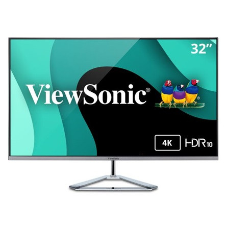 ViewSonic VX3276-4K-mhd 31.5" VA LED monitor fekete-ezüst