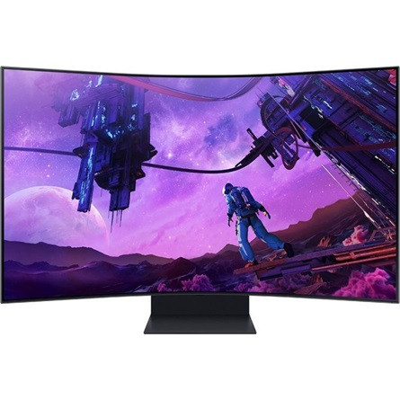 Samsung Odyssey Ark G97NC 55" ívelt Quantum Dot VA MiniLED gaming monitor fekete 165Hz FreeSync Premium Pro