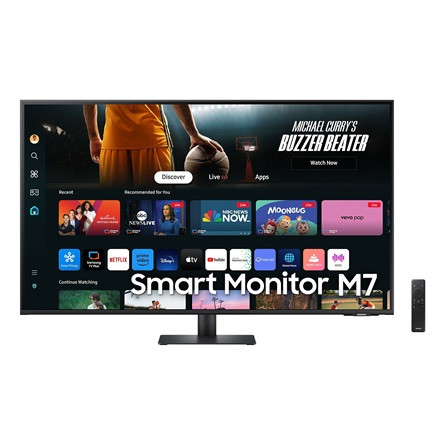 Samsung M70D 43" VA LED smart monitor fekete (USB-C: 65W)