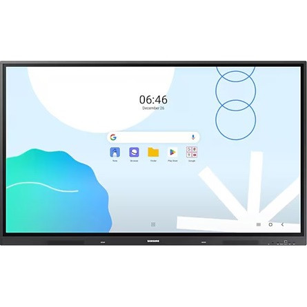 Samsung E-board WAD 12/7 86" touchscreen IPS LED smart interaktív tábla szürke (Android 13)