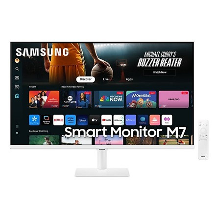 Samsung M70D 32" VA LED smart monitor fehér