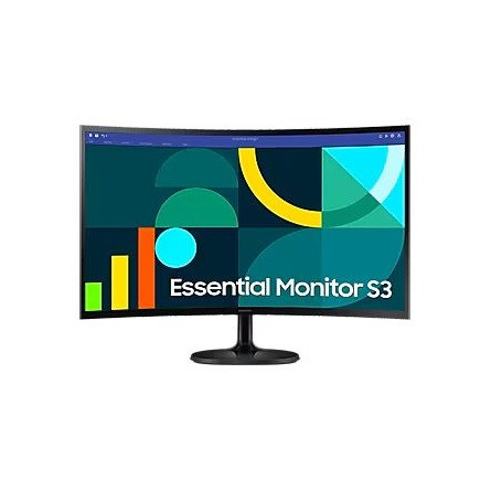 Samsung Essential S36GD 24" ívelt VA LED monitor fekete 100Hz