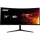 Acer Nitro XZ340CU 34" ívelt VA LED gaming monitor fekete 100Hz