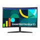 Samsung Essential S36GD 27" ívelt VA LED monitor fekete 100Hz